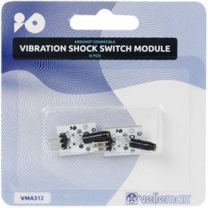 Velleman Capteur de vibrations / chocs VMA312 adapté aux cartes Arduino 2 pc(s)