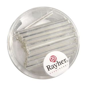 Rayher Chevilles en verre 30mm - argent