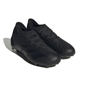 Adidas Predator Accuracy.3 Firm Ground Chaussures Football (FG), Noir(Core Black/Core Black/FTWR White), 35 EU