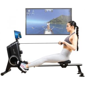 Skandika Rameur magnétique connecté Oxford Pro - Inertie 5 kg - Max. 120 kg - Bluetooth