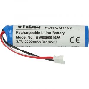 Image de Vhbw Batterie compatible avec Datalogic Gryphon GM4100-BK-D910, GM4100-HC-433, GM4100-HC-910, GM4130 scanner de code-barre pos (2200mAh, 3,7V,