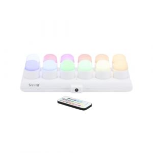 Securit Set de bougies LED rechargeables AMSTERDAM, RVB