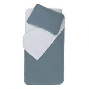 Dodo Mon PTIT Parure DE Couette 100X140cm + TAIE 40X60 cm Ocean/Light Blue