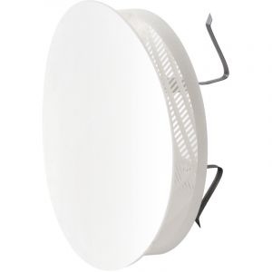 Image de First Plast Grille Ø170mm à clipser avec plaque ronde + moustiquaire -