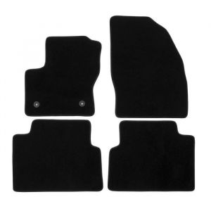 Tapis De Sol De Qualit&eacute; Noir Sup&eacute;rieure Pour Ford C-Max 2011-2019 4pcs, Ajustement pr&eacute;cis, Renforc&eacute;e Dans la Zone de la P&eacute;dale