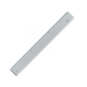 Visiodirect Lot de 3 Règles plate biseau anti-tâche en altuglas 30 cm