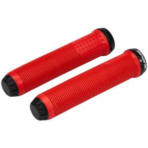 Spank Spike 30 Poignées Lock-On, red 145mm Poignées standards