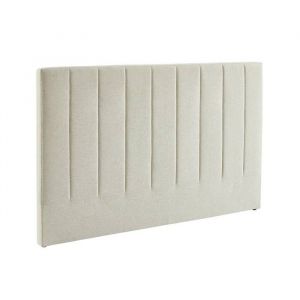 Sweeek - Tête de lit pour lit double 160cm revêtement tissu beige - Cole 170cm