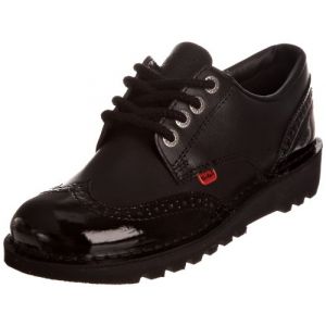 Kickers Lo Brogue 110689, Richelieu Femme - Noir (Black), 41.5 EU