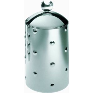 Image de Alessi CB01 - Boîte de cuisine Kalisto' 1 en inox avec bouton en aluminium