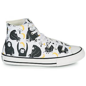 Image de Converse Chaussures enfant CHUCK TAYLOR ALL STAR JUNGLE FUN HI - Couleur 36,37,27,28,29,30,31,32,33,34,35 - Taille Blanc