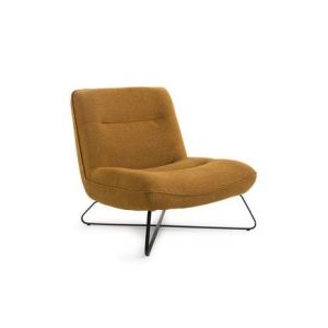 Fauteuil tissu natté chiné, Helma