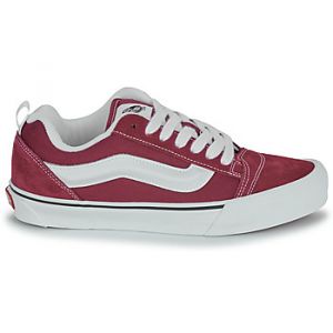 Vans Chaussures Knu-Skool Couleur rouge fonc&eacute; blanc pur - 36