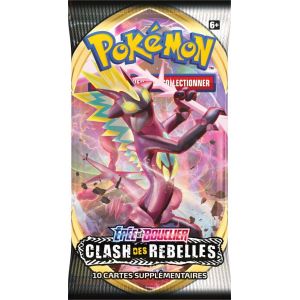 Asmodée Paquet De 10 Cartes Booster Supplementaires Pokemon Epee Et Bouclier Eb02 - Clash Des Rebelles