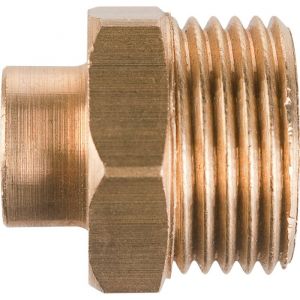 Raccord laiton droit à souder - M 1'1/4 - Ø 35 mm - Sobime