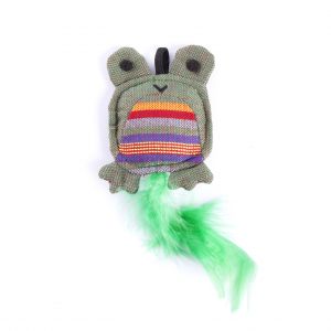 Martin Sellier Jouet peluche pour chat grenouille