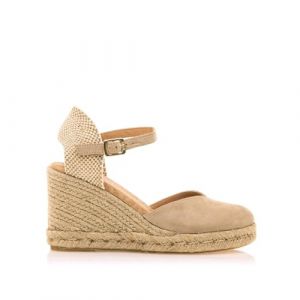 MTNG Sandalias de cuña Mujer Sandalias de cuña Louisa 51987 Mujer | Sandalias de cuña Casual | Cierre Con Hebilla | 56584 | Beige