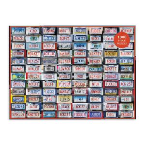 Galison Puzzle 1000 pièces : Plaques d'immatriculation Nantucket