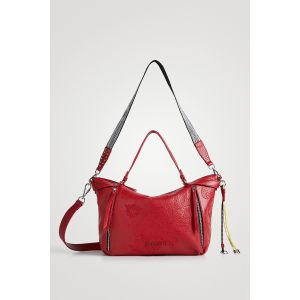 Image de Desigual Bols_Rising LIBIA, Sac à Main. Femme, Rouge, Taille Unique