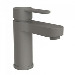 Schütte ELEPHANT 34214 Robinet de lavabo élégant avec robinet de vidange pour salle de bain avec excentrique pop-up Anthracite mat