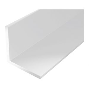 Alberts Profilé angle plastique 2000/20x20mm blanc