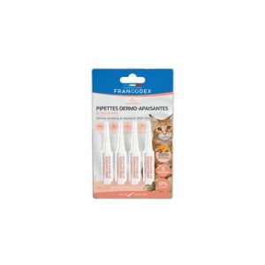 Image de Francodex 4 Pipettes Dermo-Apaisantes et Repulsives pour Chats-FR-175401