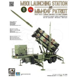 AFV Club Maquette Lance Missile M901 Launching Station And Mim-104f Patriot