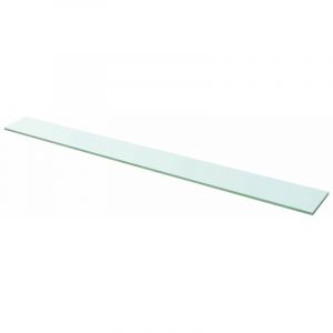 VidaXL Panneau d’étagère Verre transparent 110 x 12 cm
