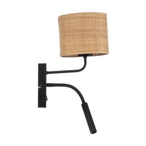 Applique murale RATTAN 1xE27/60W+1xG9/8W/230V rotin