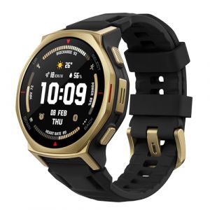 Image de Amazfit T-Rex 3 Pro Montre Connectée Outdoor 44mm – Écran AMOLED Saphir, Flashlight, Lunette Titane, GPS, Cartes Hors Ligne, 17 Jours Autonomie, 180+ Modes Sport, Smartwatch pour Android iPhone