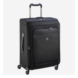 Image de Delsey Valise trolley souple extensible Pilot WW5 4R 77 cm Noir