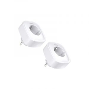Silamp Prise Connect&eacute;e Wi-Fi 2.4GHz 16A Blanche (Lot de 2)
