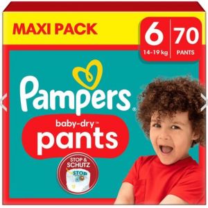 Pampers Couches Bébé Baby-dry Pants Taille 6 13kg+ - Le Paquet De 70 Couches