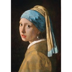 Clementoni Puzzle Compact 1000 pièces : Vermeer - La Jeune Fille à la Perle
