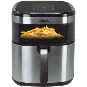 Jocca Friteuse a air chaud 2385 - 10L - Avec Hublot - 30,5x43,5x36,4 cm