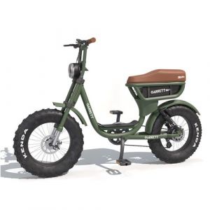 Garrett Miller V&eacute;lo &Eacute;lectrique Biplace Cargo Garrett Miller City - Vert