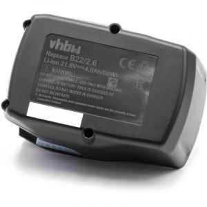 Image de Vhbw Batterie remplacement pour Hilti B22, B22/1.6, B22/2.6, B22/3.3 pour outil électrique (4000mAh Li-ion 21,6V)