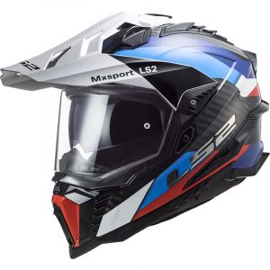 Ls2 Casque Cross Moto Explorer Frontier Black Blue 06, L, (467016112)