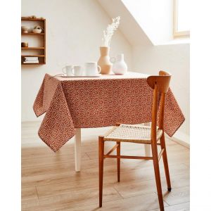 Nydel Nappe Carrée en Coton Orange