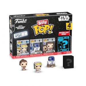 Image de Funko Bitty Pop! SW - Luke 4pket Une Mini-Figurine Myst&egrave;re en Surprise - 2.2 Cm - Star Wars Collectionnable - &Eacute;tag&egrave;re Empilable Incluse - Id&eacute;e de pour Sac Surprise de F&ecirc;te