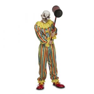 Viving- Déguisement Prank Clown Singe, Ceinture et Masque Taille XXL, 225-159074, Citronier