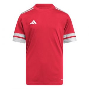 Adidas Mixte Enfant SQUADRA25 Jersey Short Sleeve Kids, Team Power Red 2 / White, 13-14 Years