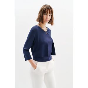 Boléro Mlaura bleu foncé femme