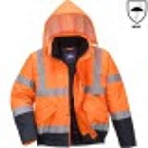 Portwest Blouson de Travail haute visibilit&eacute; - NORME EN 20471 - (Taille : L Couleur : Orange)