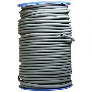 Sandow élastique Gris 90 mètres - Qualité PRO TECPLAST 9SW - Tendeur pour bâche de diamètre 9 mm - Made in France