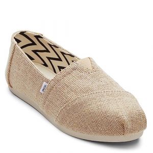Toms Alpargata Heritage Canvas Semelle de Mocassin Femme, Natural Undyed, 39 EU