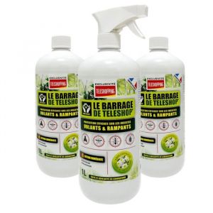 Venteo Barrage aux insectes teleshopping - interieur & exterieur Lot de 3 spray fourmis - multi-insectes anti pucerons