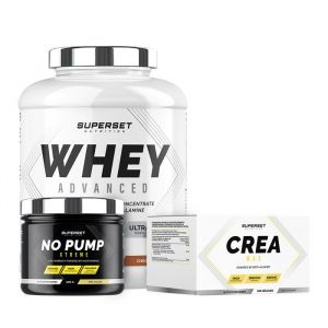 Superset Nutrition Programme prise de muscle sec confirme 100 whey proteine advanced 2kg choco nut no pump xtreme pina colada crea max