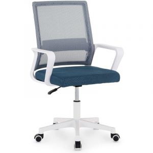 Idimex Chaise de bureau PERTH - Gris-bleu