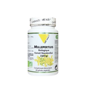 Vit'All + Millepertuis Bio Extrait standardisé 250mg -60 gélules végétales